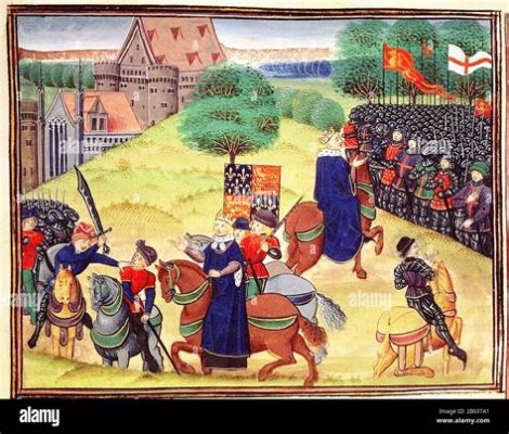 La Rebelión de Pueblo en 1381: Un Desafío a la Autoridad Real y una Crónica del Malestar Social Medieval